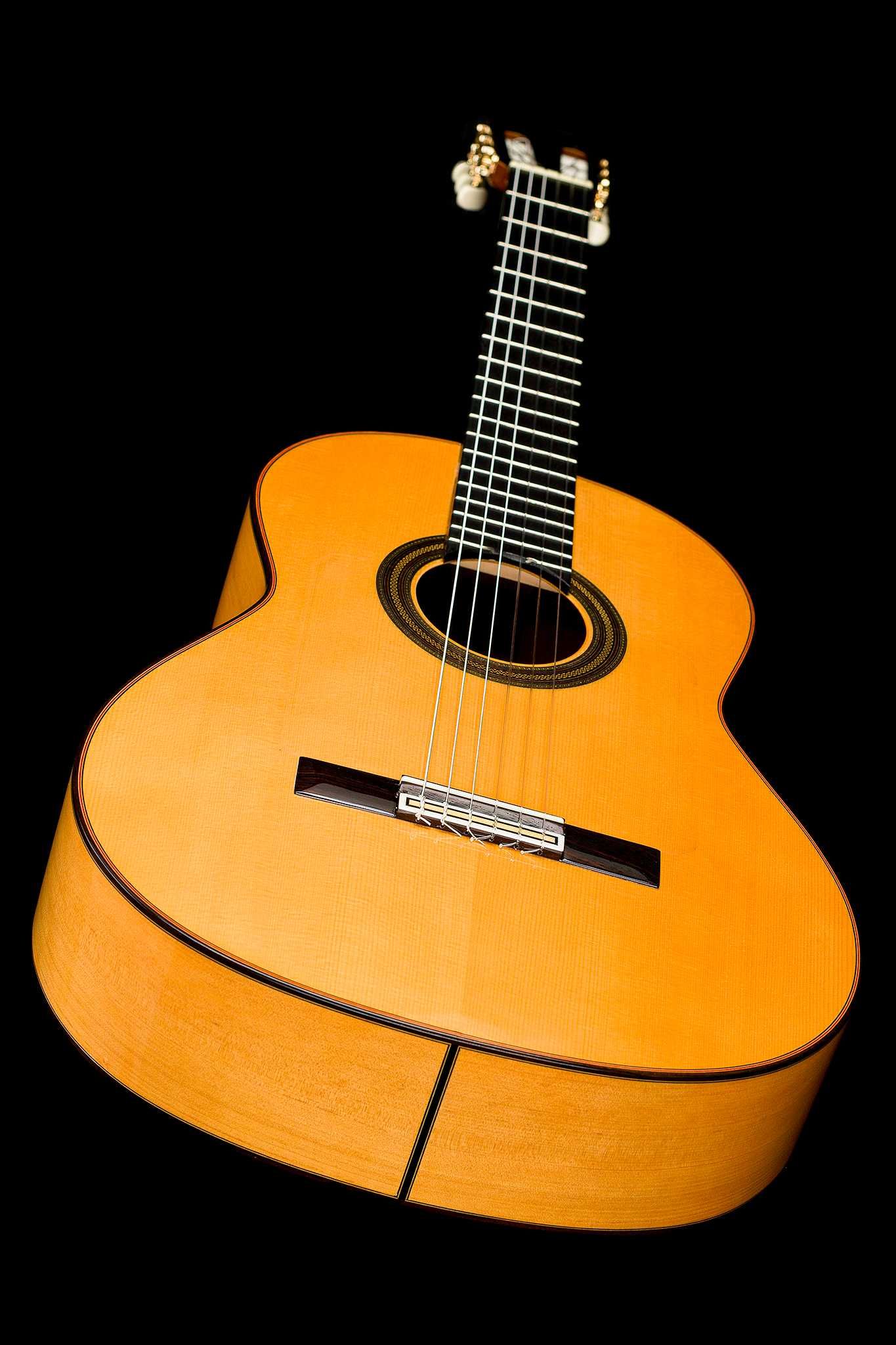 Gitara flamenco Teodoro Perez „Estudio” blanca