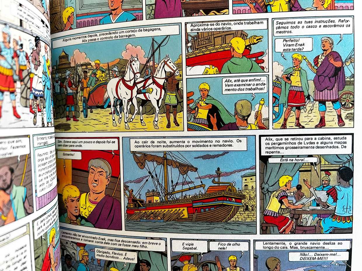 17 livros ALIX - banda-desenhada - edições de 1981/1988