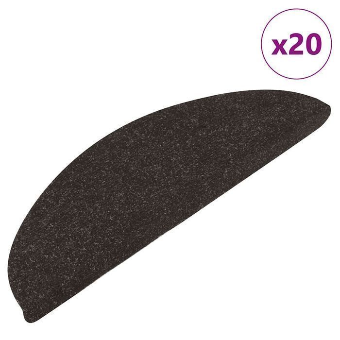 Vidaxl Maty Na Schody Samoprzylepne 20 Szt. Czarne 65X22,5X3,5 Cm