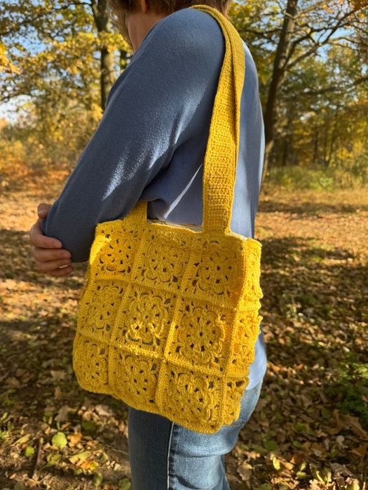 Torebka robiona na szydełku