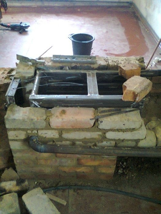 котел пічний у грубку,монтаж котлів.
