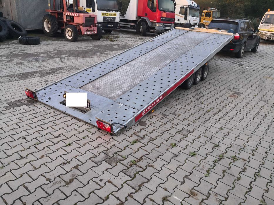 przyczepa laweta podnoszona uchylna TEMARED ład 2800 DMC 3500