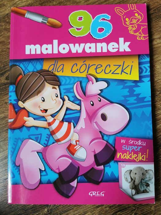 96 malowane dla córeczki Greg kolorowanka