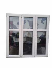 KR HAUS Okno trzyskrzydłowe 172x176 używane okna drzwi POZNAŃ