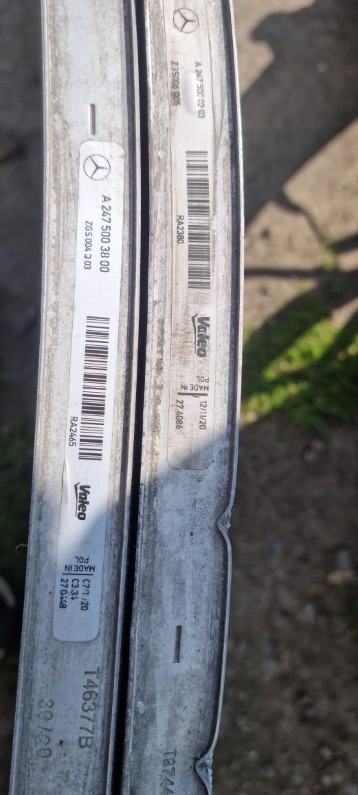 Wentylator chlodnice Lampy części  CLA W118 AMG