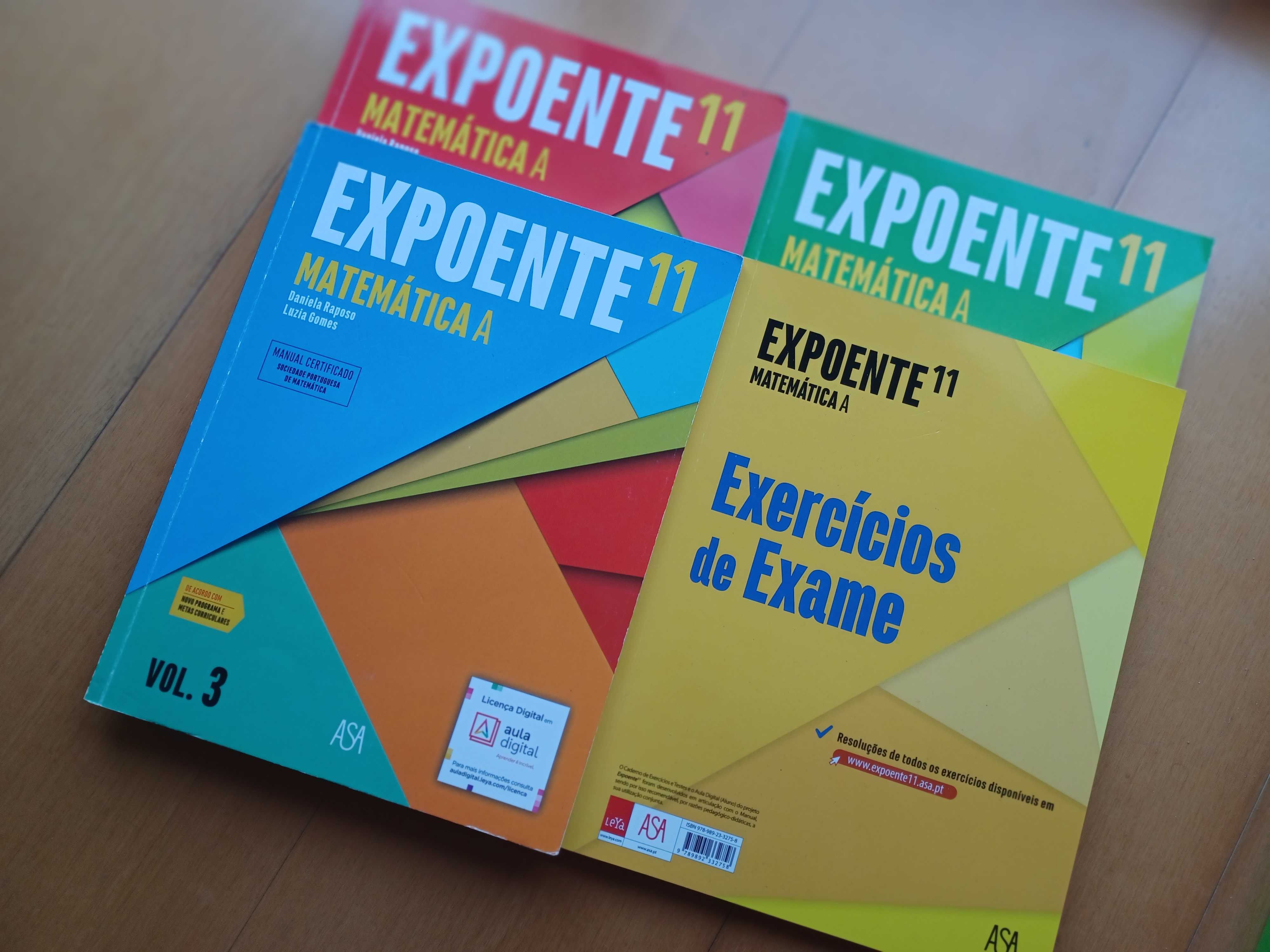 Manual de Matemática 11ºano + Cadernos de atividades