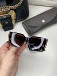 Женские солнцезащитные очки MIU MIU Polarized коричневые бабочки черны