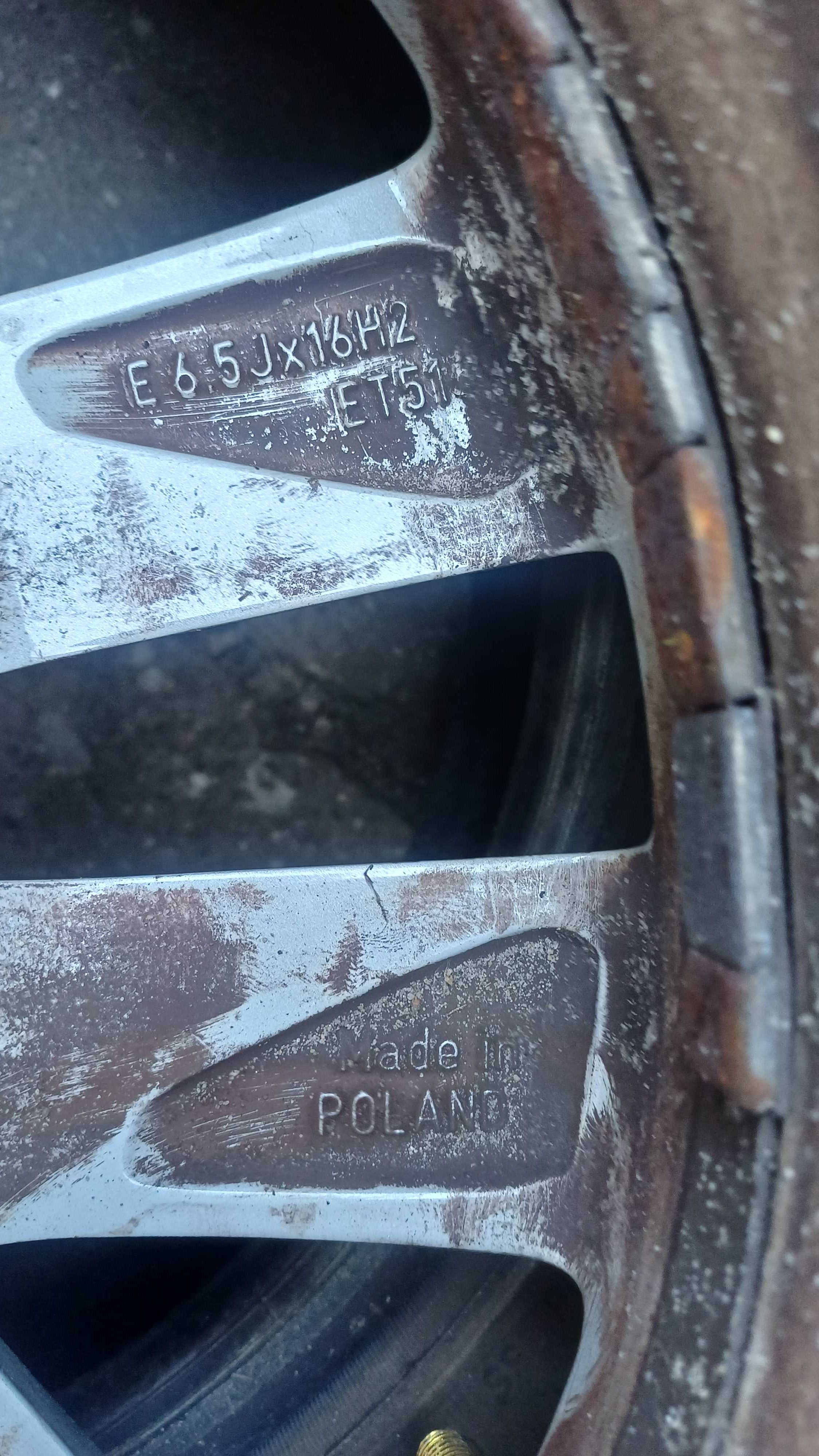 Felga aluminiowa Vw Transporter T5 T6 T7 Crafter 2 Man TGE 5x120 16"