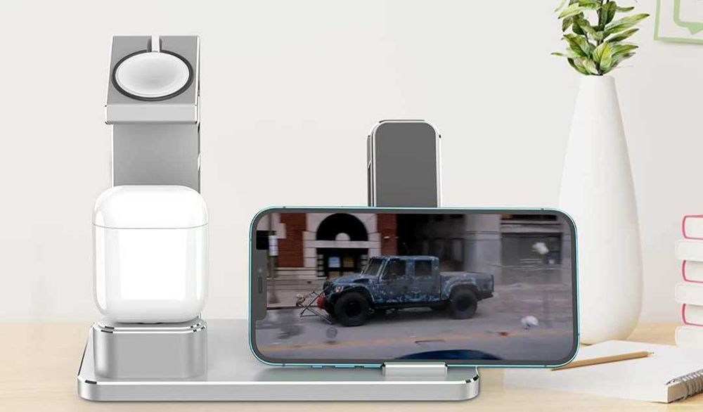 Підставка для зарядки 3 в 1 для Apple Watch iPhone
