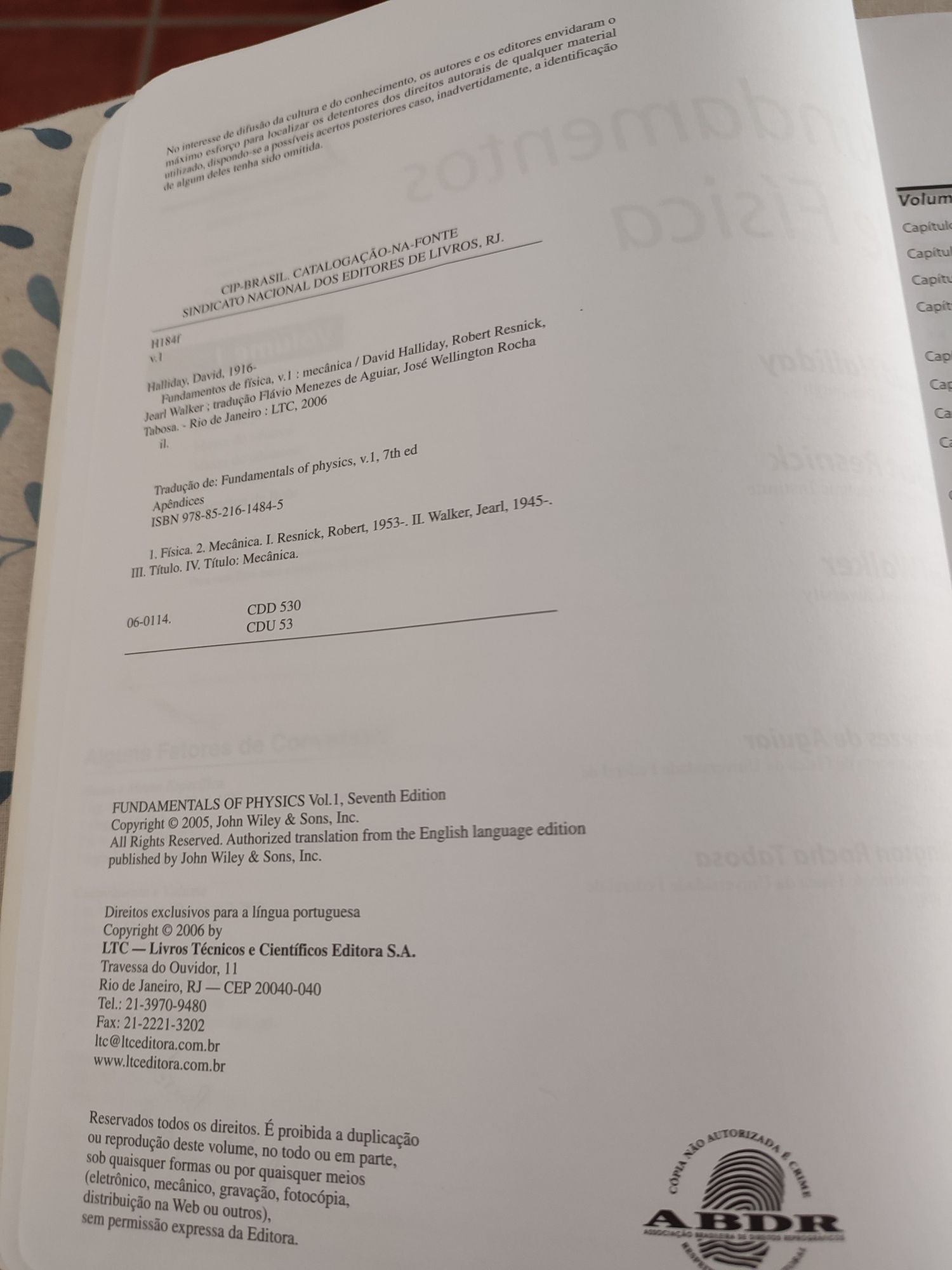 Vendo livro física 1 Mecânica