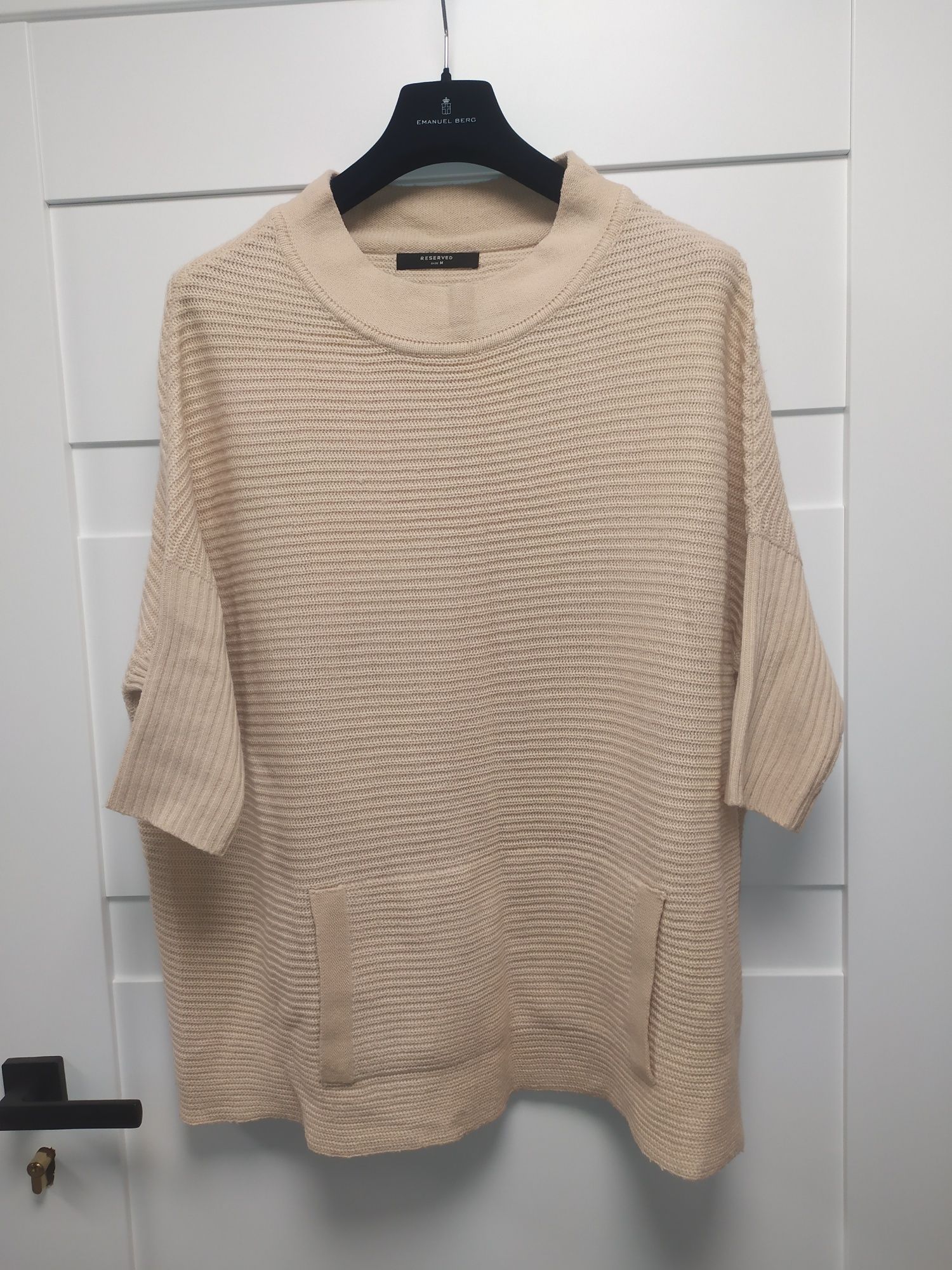 Dłuższy i luźny sweter, Reserved, oversize