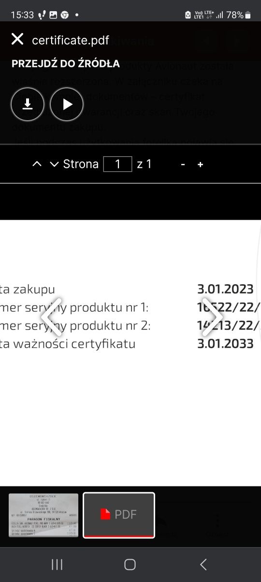 Avionaut pixel pro I size plus baza