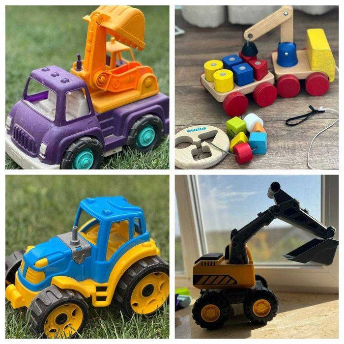 Экскаватор, кран, трактор