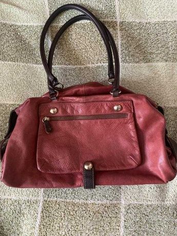 Кожаная сумка Genuine Leather, Италия