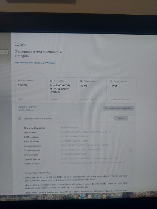 Aio Dell optiplex 9010