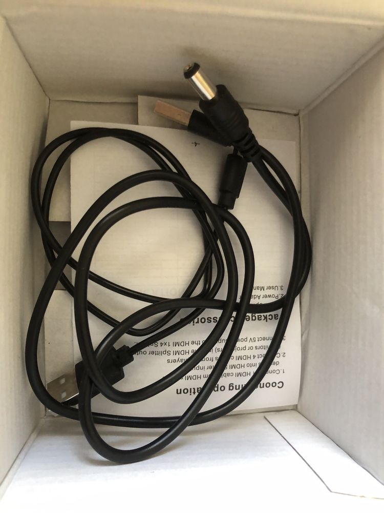 HDMI спліттер 4K на 4 порти 1 вхід  на 4 екрану розгалужувач Split