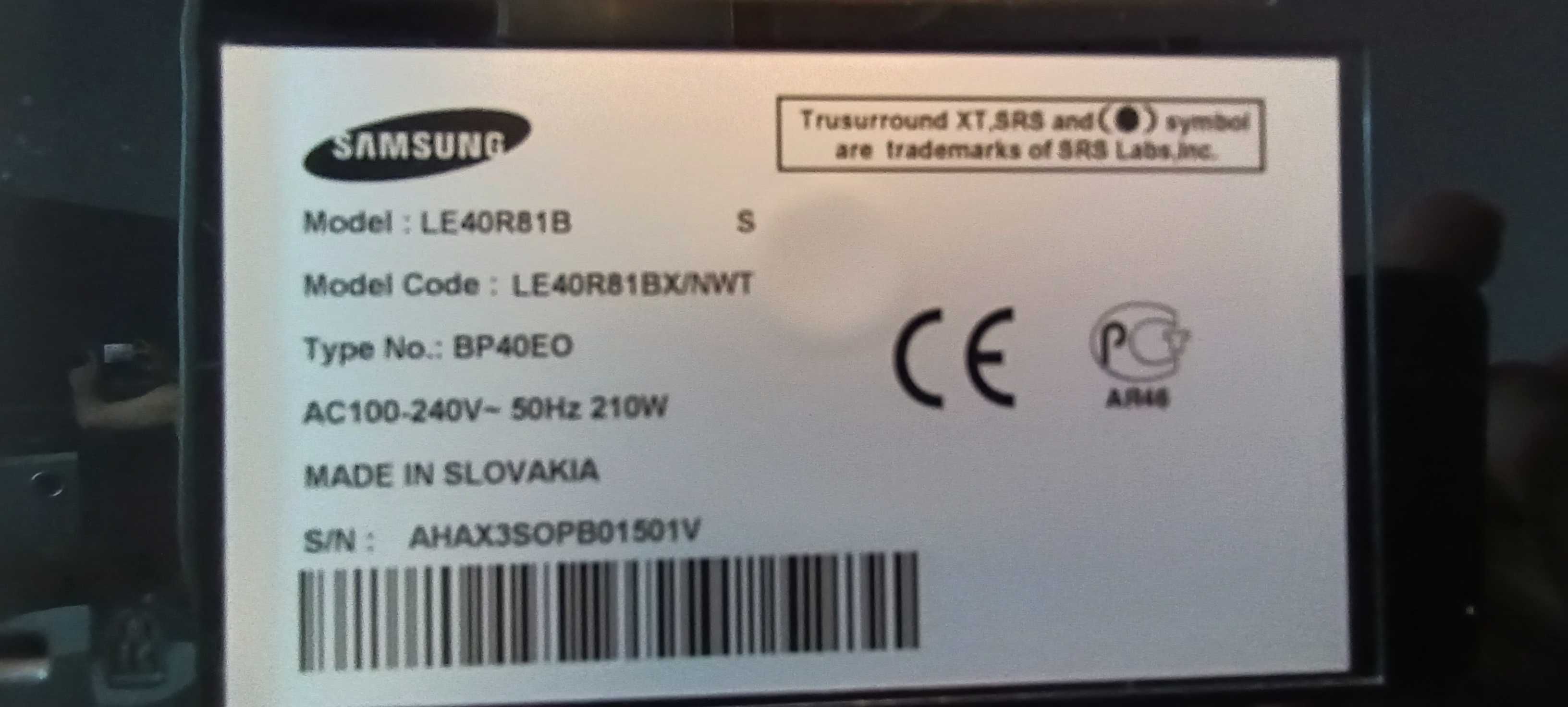 Телевизор Samsung 40 дюймов