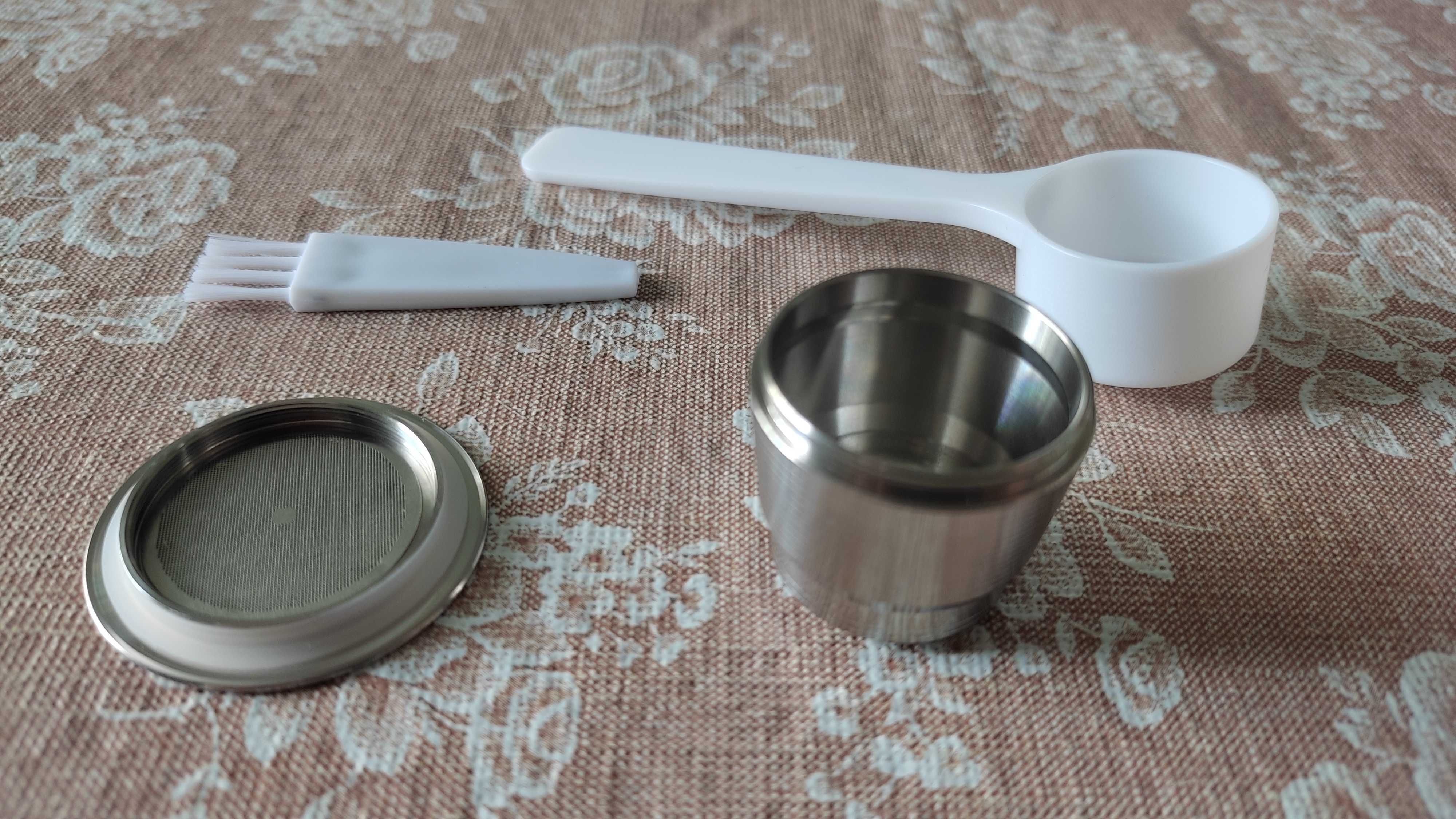Cápsula reutilizável em inox para máquina Nespresso