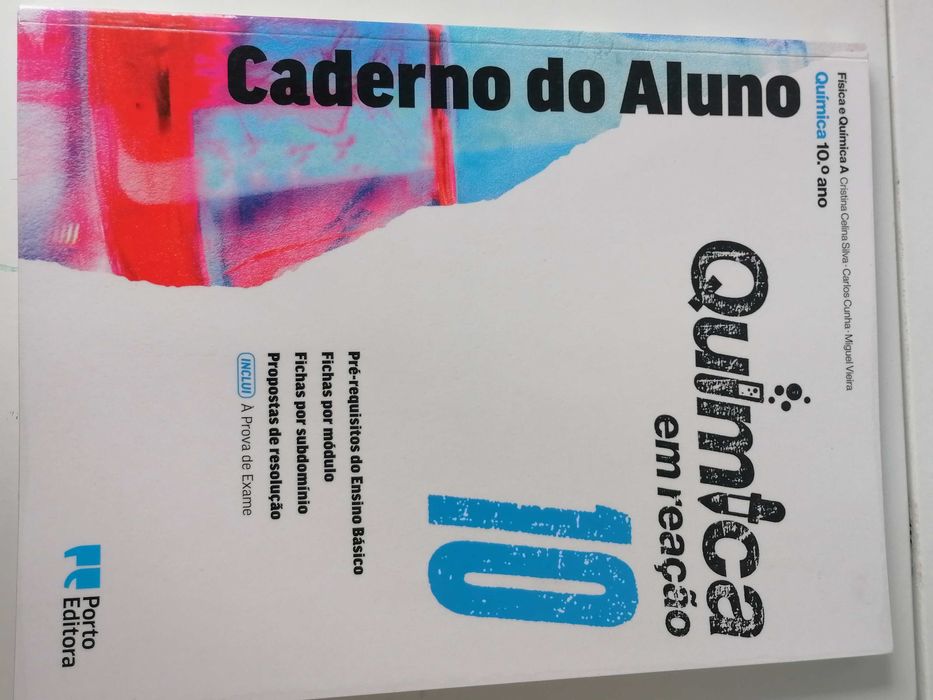 Livro de fichas de Química 10º ano