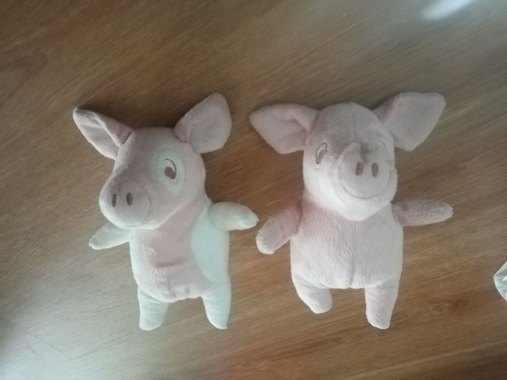 2 porcos peluche