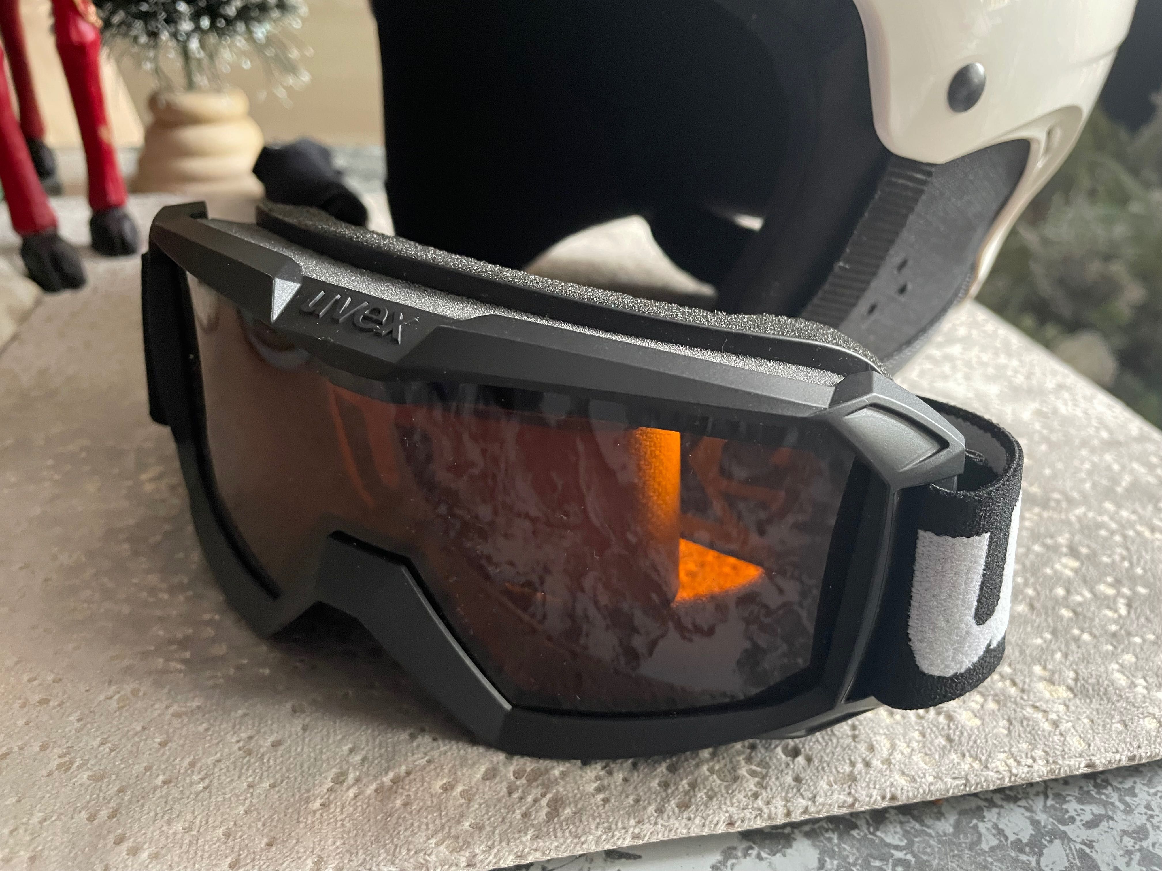 Kask narciarski snowboardowy wraz z goglami UWEX