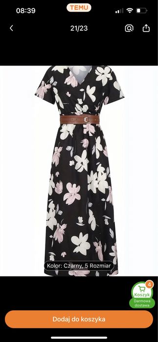 Sukienka rozm M.