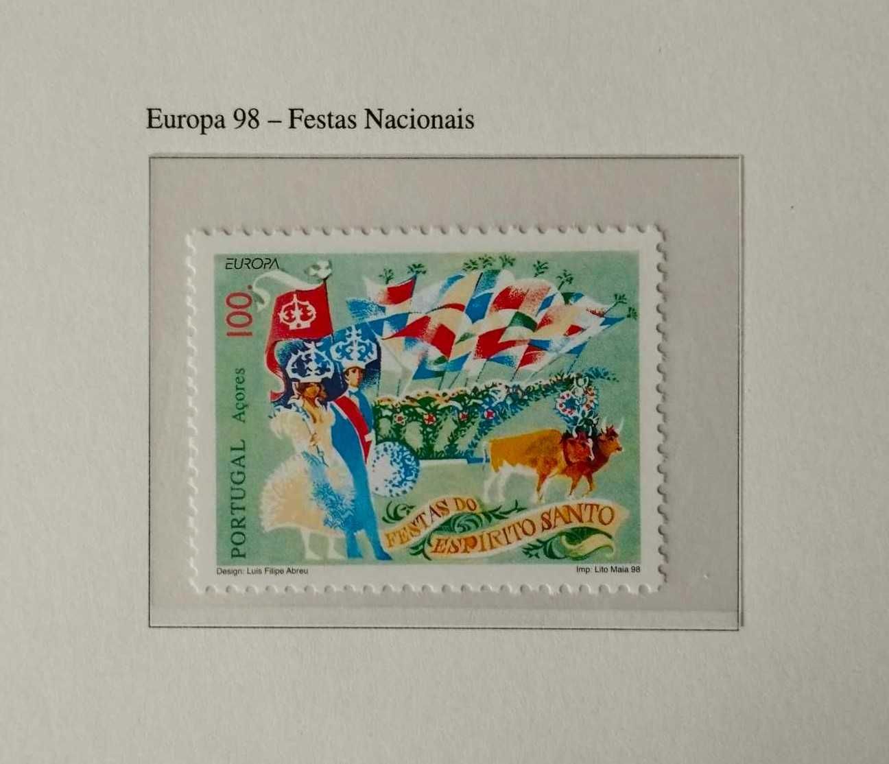 Série 3 Selos  Europa – Festas Nacionais - 1998