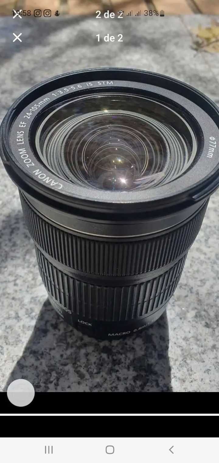 Objetiva canon 24 -105 mm
