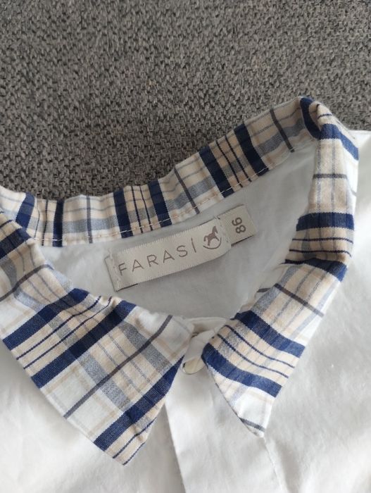 Strój wizytowy elegancki 86 + buty + kocyk + skarpetki na chrzest rocz