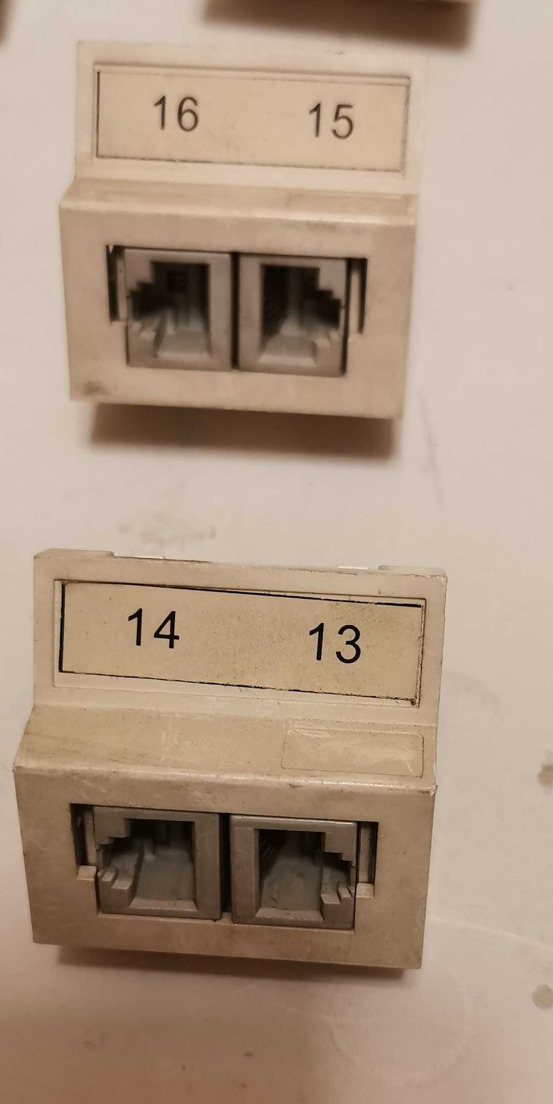 Gniazdo Sieciowe Internetowe RJ45 Gniazdka Gniazda Podwójne
