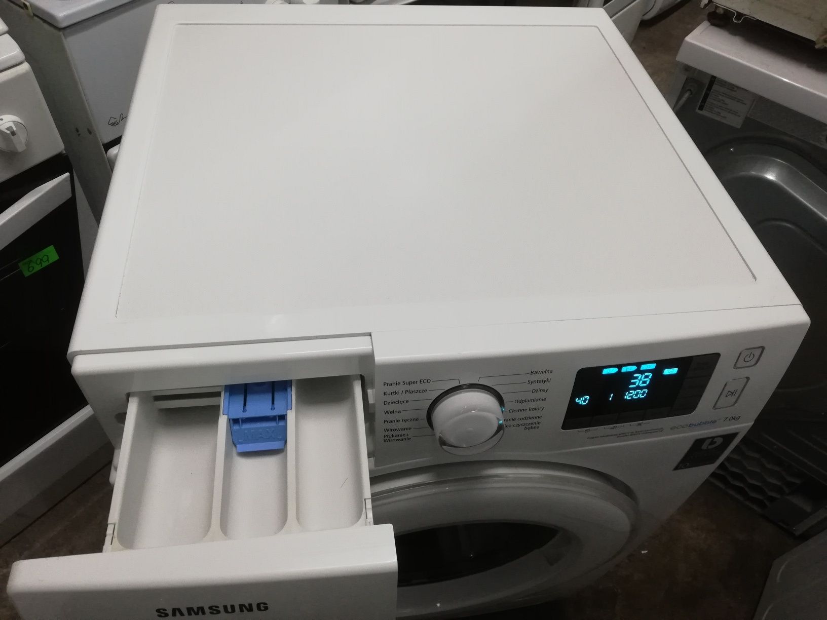 Pralka SAMSUNG 7kg 1400ob inverter |12msc |BD stan |Dowóz