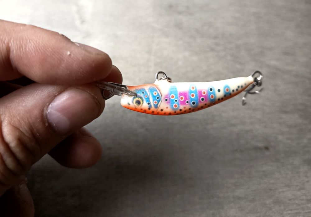 Wobler pstrągowy Dorado 6 cm – używany, skuteczny