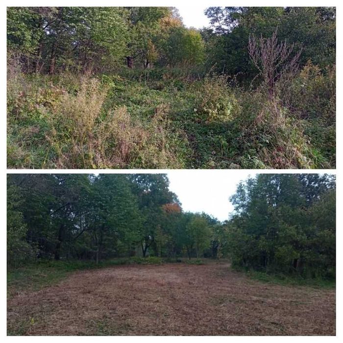 Glebogryzarka separacyjna rębak koszenie nieużytków koparko-ładowarka