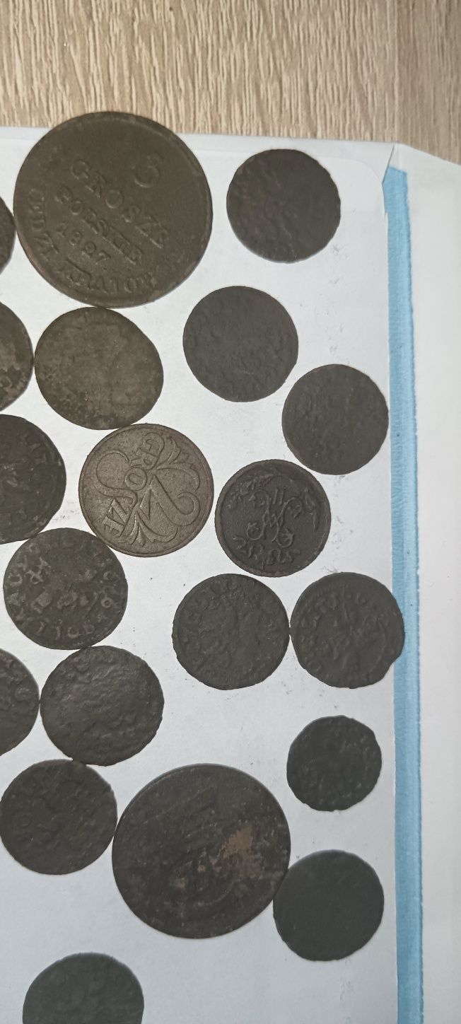 Stare monety z XVII XVIII i XIX wieku