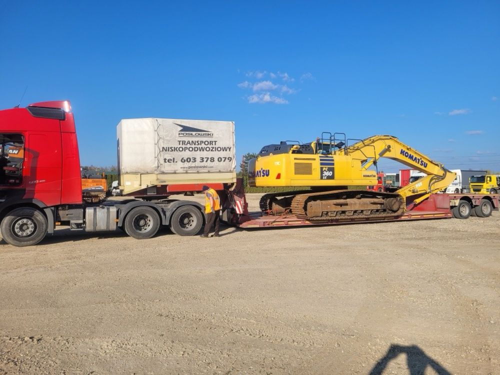 Transport niskopodwoziowy i laweta