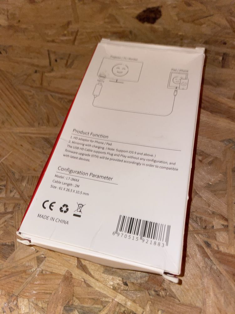 Adapter Kabel Lightning HDMI USB iPhone iPad