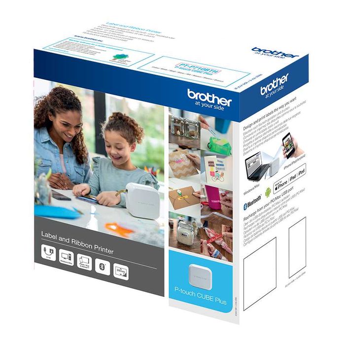 Drukarka etykiet Brother PT-P710BTH 20 mm/sek biała drukarka doetykiet