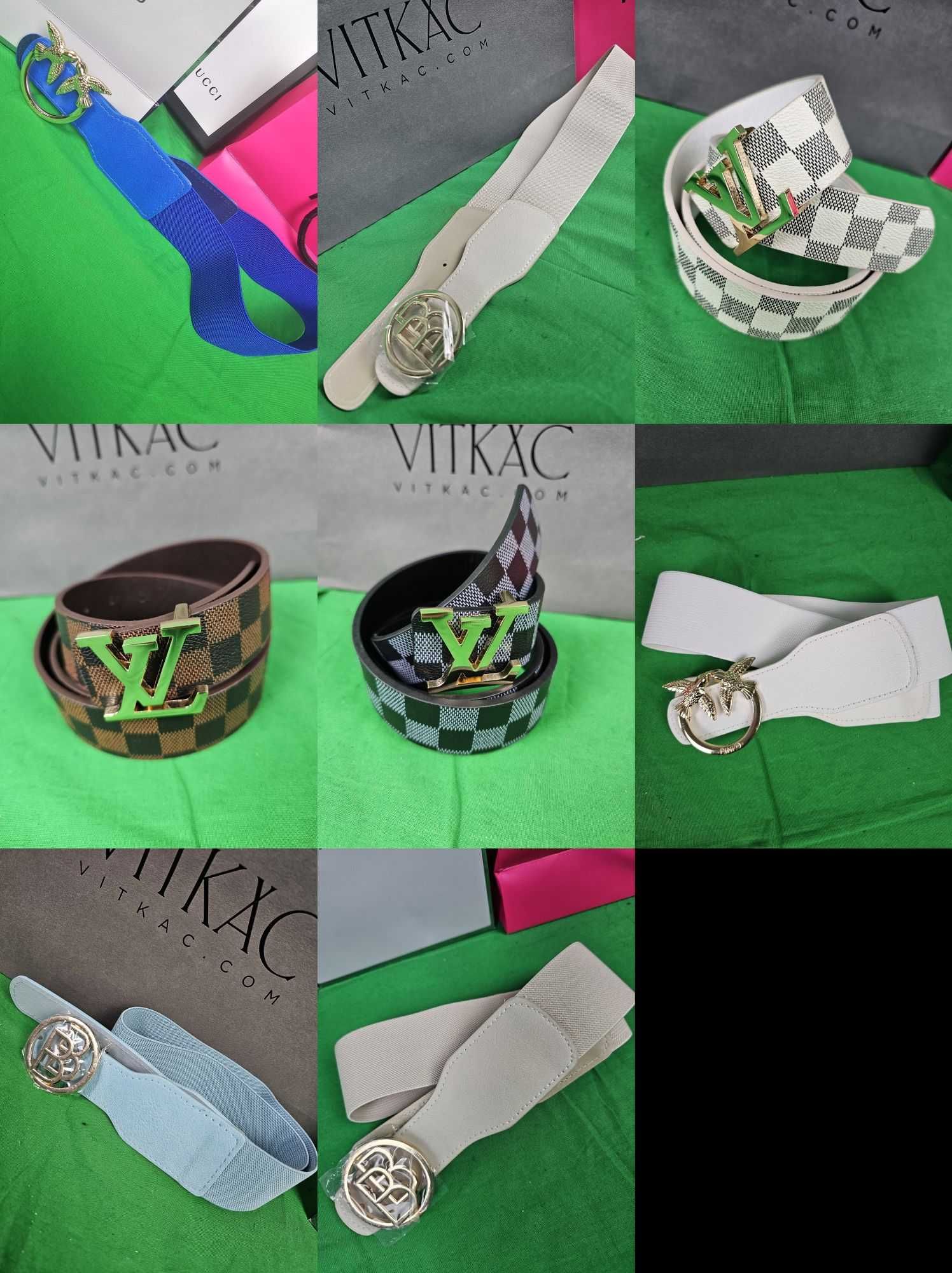 Pasek klamra Pinko Unisex Louis Vuitton paski damskie lv