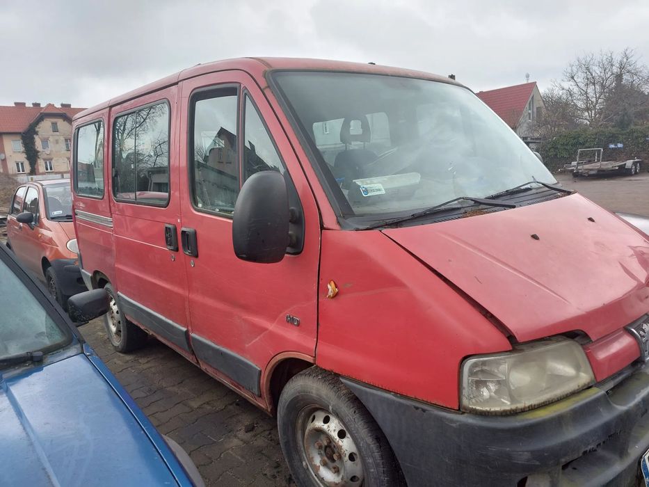 Peugeot boxer 2,2d 2003 na części drzwi szyba fotel lusterko