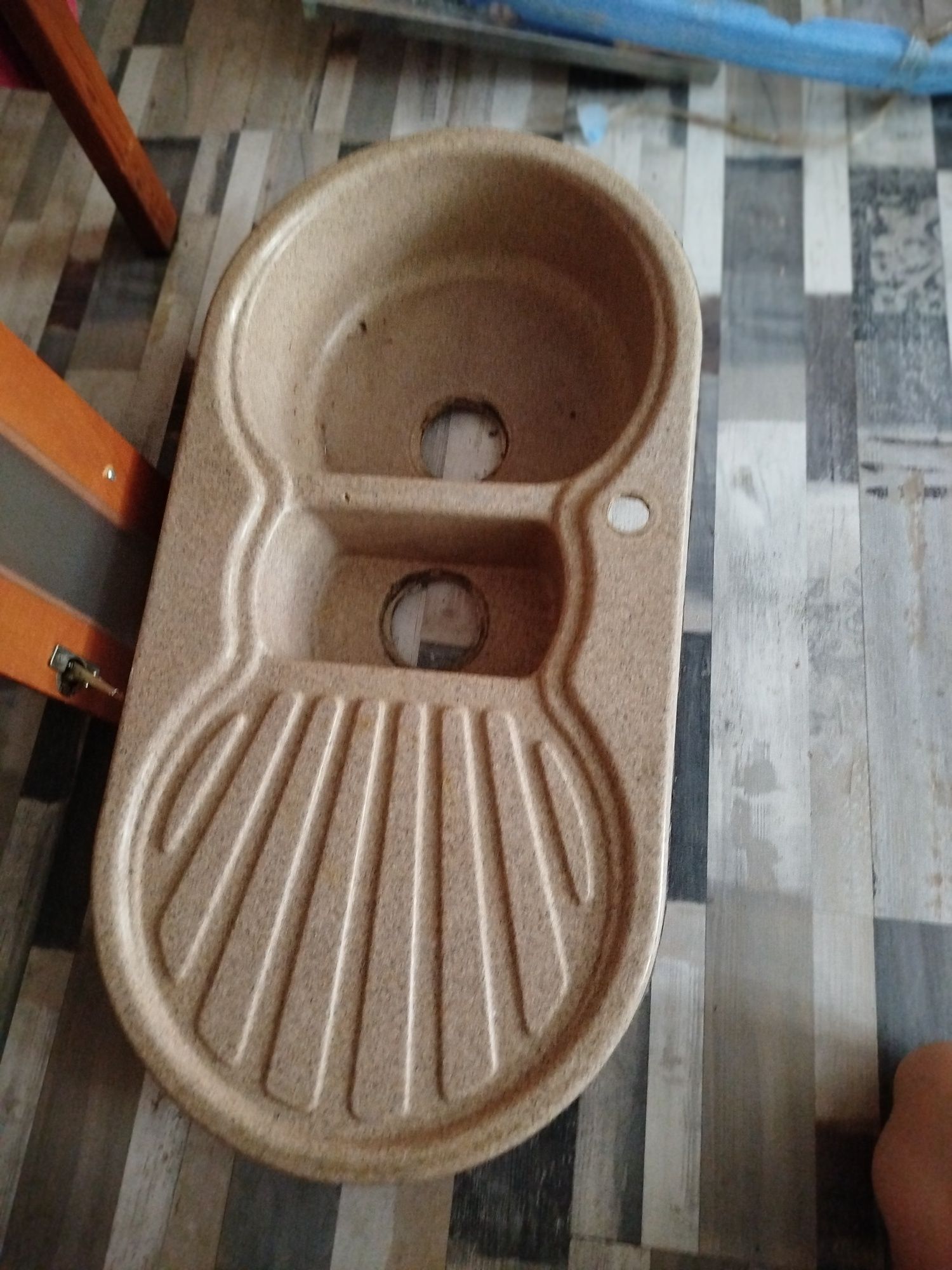 Zlew kuchenny granitowy – 97 cm