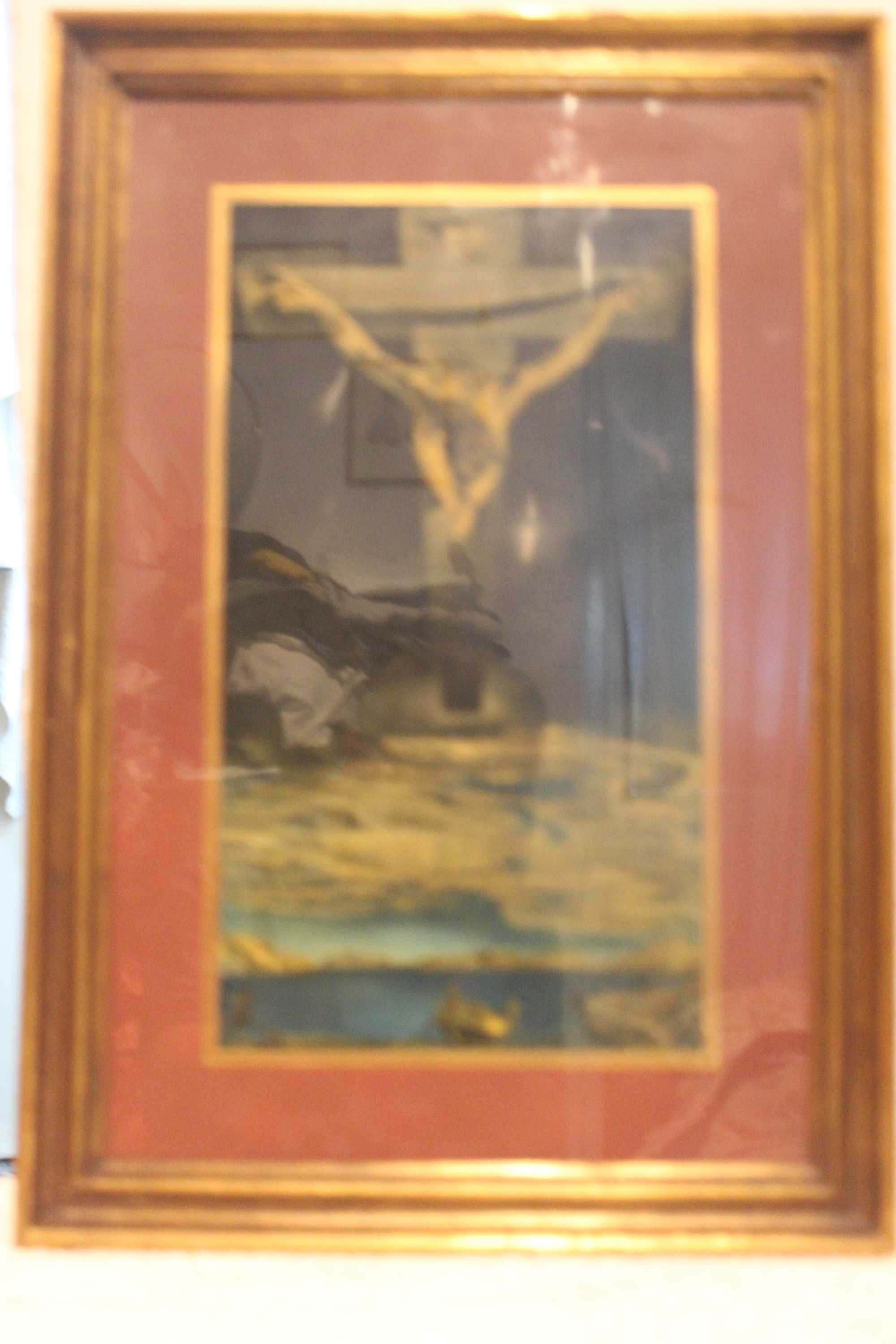 Quadro Cristo de São João da Cruz de Dali Santa Clara