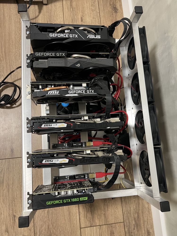 Koparka kryptowalut 6x gtx 1660 super