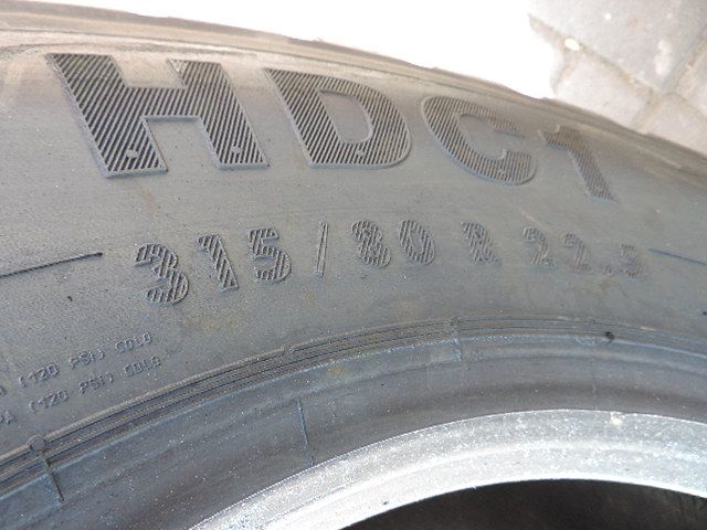 opony ciężarowe 315 80 R22.5 budowlane napęd  wzór Continental HDC 1