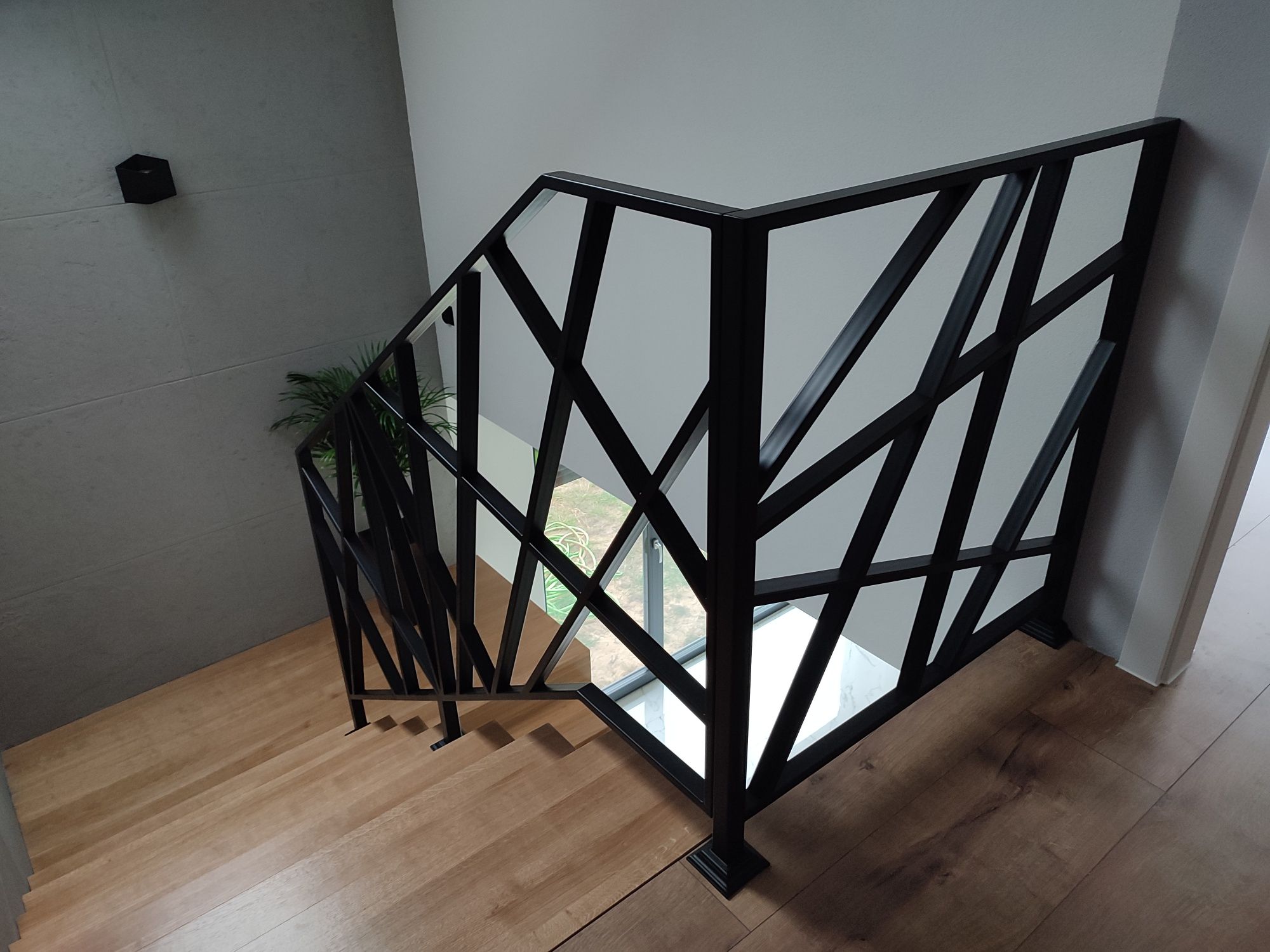 Balustrada balustrady poręcz schodowa  metalowa