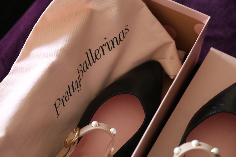 Pretty Ballerinas-sapatos mulher elegante90%NOVO