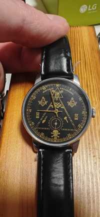 Radziecki zegarek Pobeda motyw masineria