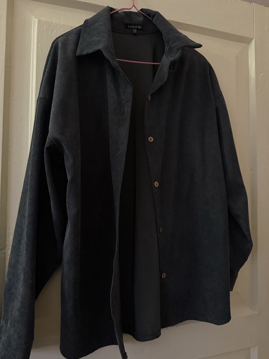 Вельветовий сірий костюм, розмір М , стан ідеальний