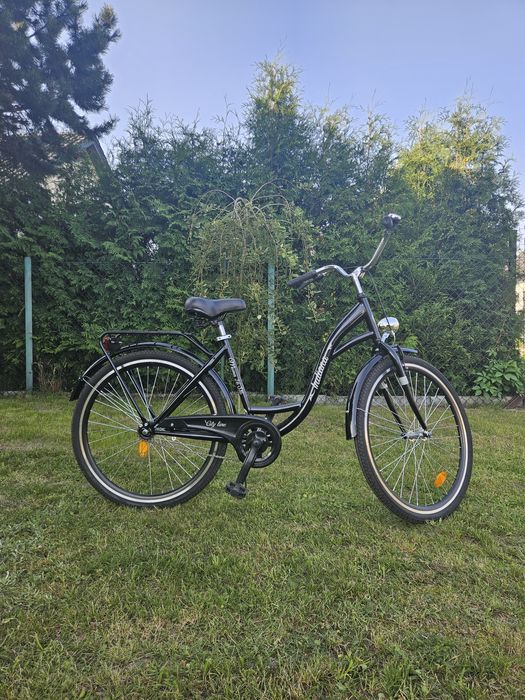 Nowy rower miejski INDIANA Moena S1B 26 cali damski Czarny 
Rowery mi