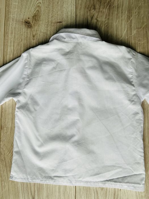 Biała koszula chłopięca elegancka dla chłopca 92