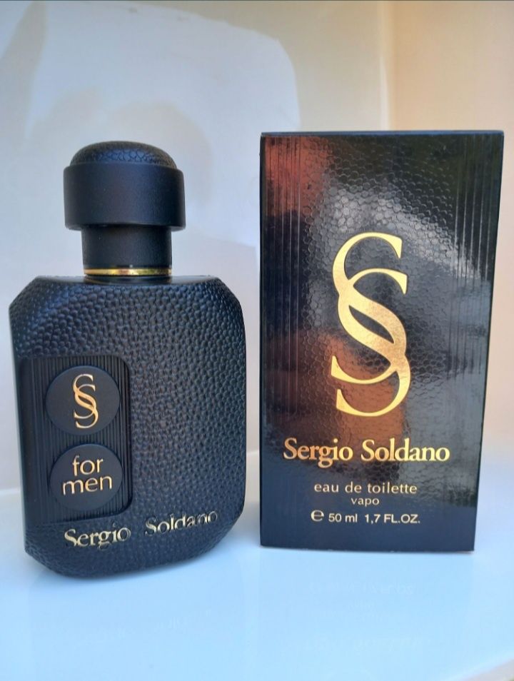 Sergio Soldano Black 50 ml EDT perfumy męskie Unikat Vintage !